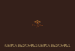 our spa menu