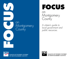 League of Women Voters Focus Book - Crawfordsville District Public