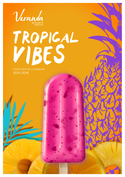 Discover your Festive calendar 2015-2016