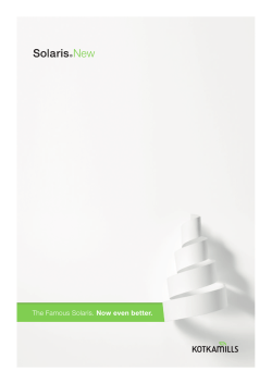 SolarisNew brochure, English