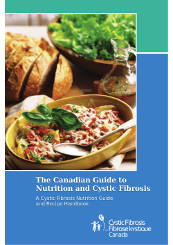 The Canadian Guide to Nutrition and Cystic Fibrosis