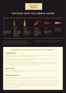 vintage and cellaring guide