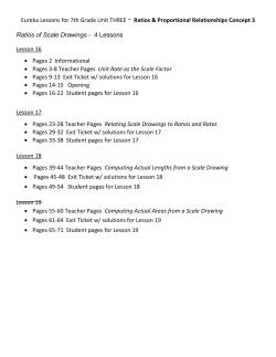 Ratios of Scale Drawings