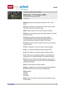 Mathematica - The Principles of Math: 5. A Binary World of