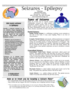 Seizures - Epilepsy - Hearts of Epilepsy Foundation