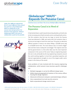 Globalscape&reg; WAFS Expands the Panama Canal