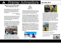 April-May 2016 - Scripture Union NZ