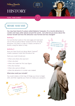 history - Madame Tussauds