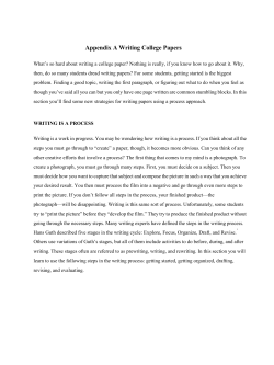 Appendix A