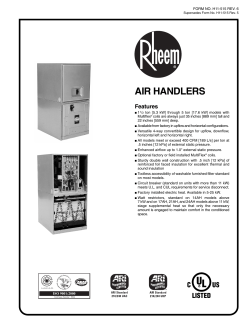 air handlers