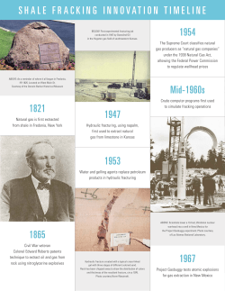 1967 1821 1865 1953 1954 Mid-1960s 1947 SHALE FRACKING