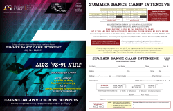 Dance Camp Registration Form Here
