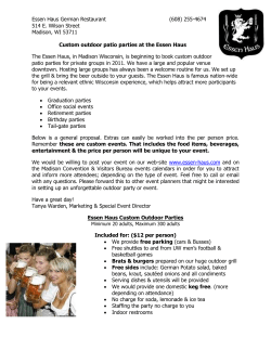 Essen Haus German Restaurant (608) 255