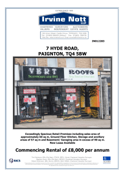 7 HYDE ROAD, PAIGNTON, TQ4 5BW