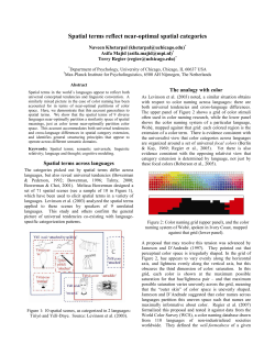 Spatial terms reflect near-optimal spatial categories.