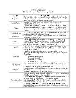 List of Literary Terms