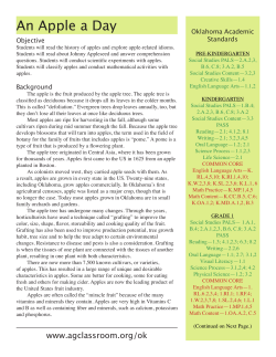 An Apple a Day - 4-H Youth Development