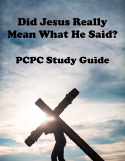 2016 Famous Sayings of Jesus Study Guide