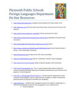 Online Resources - Plymouth Public Schools