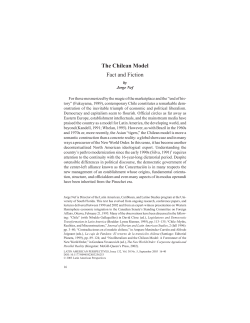 The Chilean Model Fact and Fiction