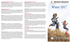 SKIES Winter brochure  - US Army MWR :: Ft. Jackson