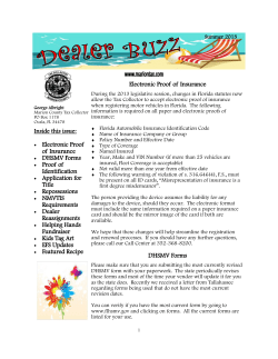 June 2013 Newsletter - Marion County Tax Collector