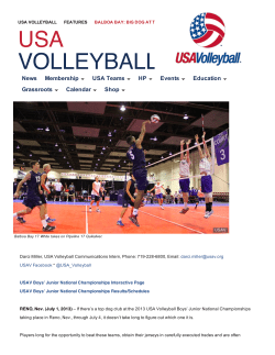 USA VOLLEYBALL - Balboa Bay Volleyball Club