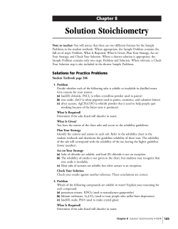 Chapter 8 Solutions