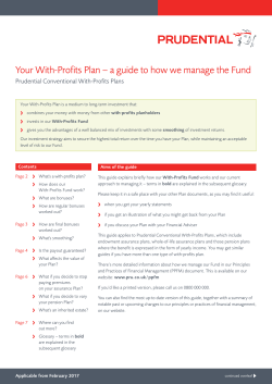 Prudential Conventional With