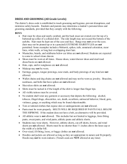 dress and grooming - Riviera Independent School District