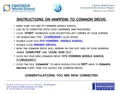 instructions on mapping to common drive