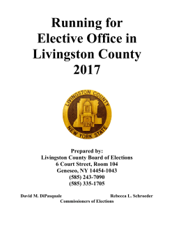 Running for Elected Office 2017