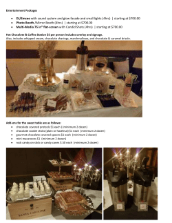 Catering Sweets - Bibi`z Restaurant
