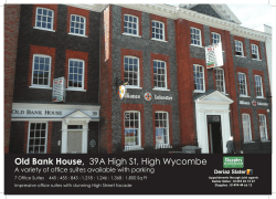 Old Bank House, 39A High St, High Wycombe