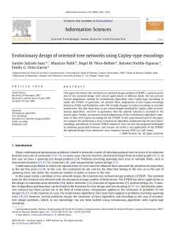 Evolutionary design of oriented-tree networks using Cayley