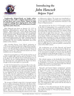 John Hancock - Sons Of Liberty