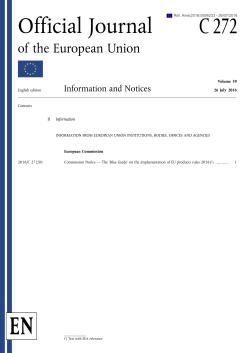 PDF rendition - European Commission