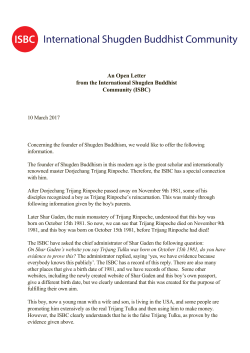 International Shugden Buddhist Community