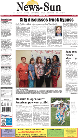 City discusses truck bypass