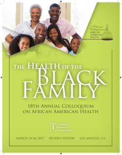 The Health of the - National Medical Association