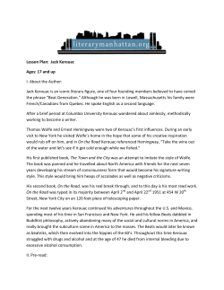 Lesson Plan: Jack Kerouac