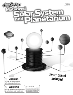 GeoSafari&reg; Motorized Solar System