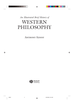 An illustrated brief history of western philosophy