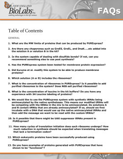 A. B. C. GENERAL D. 1. What are the MW limits of proteins that can
