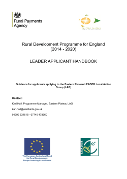 Rural Development Programme for England (2014