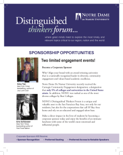 Distinguished - Notre Dame de Namur University