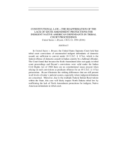 constitutional law-the reaffirmation of the lack of sixth amendment