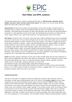 EPIC HardWater - EPIC Green Solutions