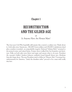 reconstruction and the gilded age