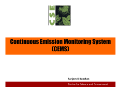 CEMS - Centre for Science and Environment